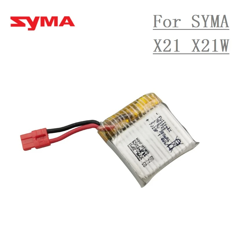 Batería actualizada para SYMA X21 X21W x26 X26A, piezas de repuesto para Dron RC quadcopter, accesorios 3,7 V 380mAh con cargador 5 en 1 - imagen 2