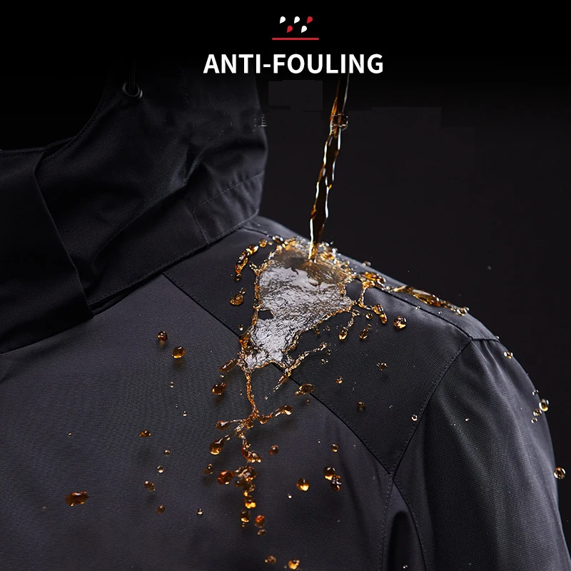 Chaquetas de esquí impermeables para hombre y mujer, abrigo de lana transpirable de gran tamaño, 3 en 1, 8XL - imagen 5