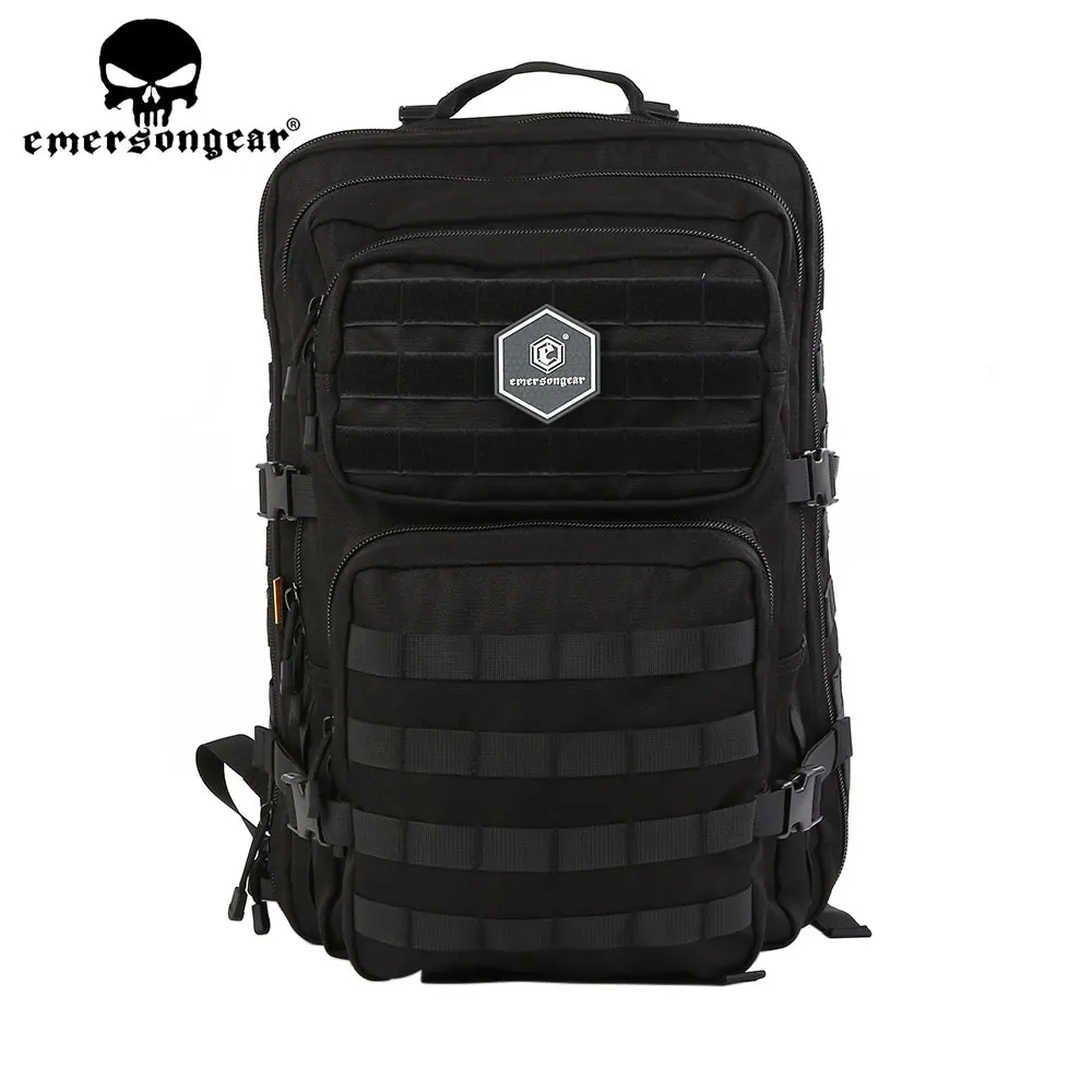 Emersongear 45L mochila táctica grande de 7 días multiusos MOLLE senderismo Camping caza mochila cubierta impermeable y bolsa de hidratación - imagen 2