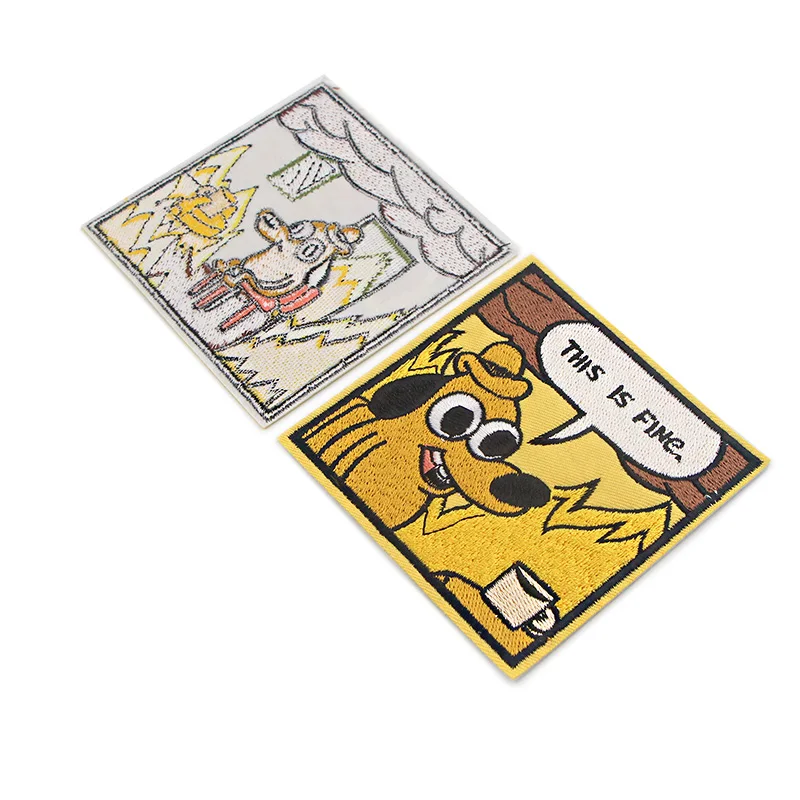 Patchfan lindo bordado hierro en parches insignias Patchwork costura chaqueta con apliques mochila pegatinas, insignias A1470 - imagen 4