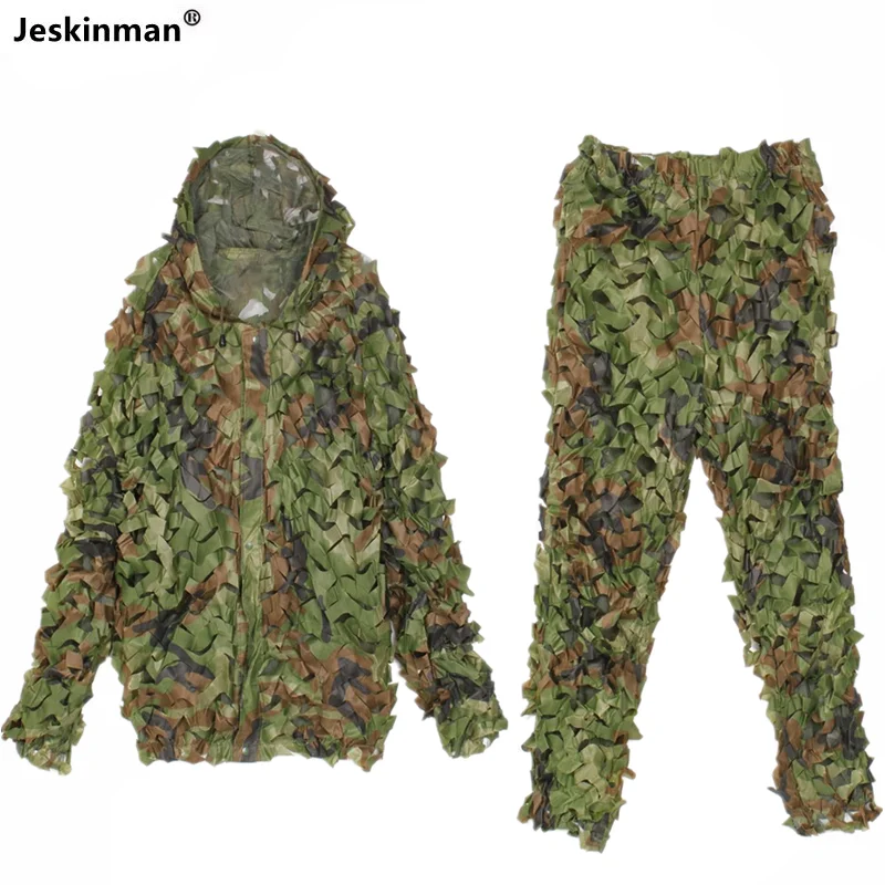 Traje sigiloso CS de campo, traje de caza fotográfico de camuflaje de jungla, traje de malla transpirable, ropa CS Real, traje de camuflaje de francotirador - imagen 4