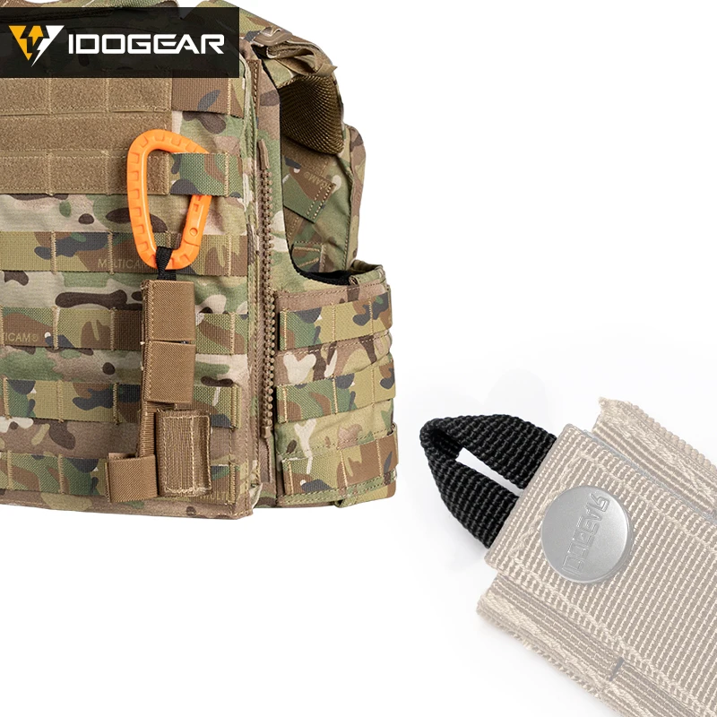 IDOGEAR-sistema de antena de Radio táctica, sistema de reubicación MOLLE, soporte con bolsa para PRC152, PRC148, MBITR 3565 - imagen 5