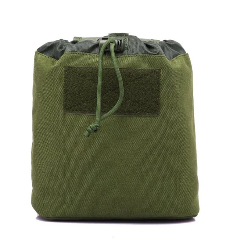 Bolsa de basura militar Molle, bolsa táctica plegable para caza, Airsoft, teléfono EDC, cinturón, paquete de cintura, recuperación de munición, bolsa de herramientas Mag - imagen 4