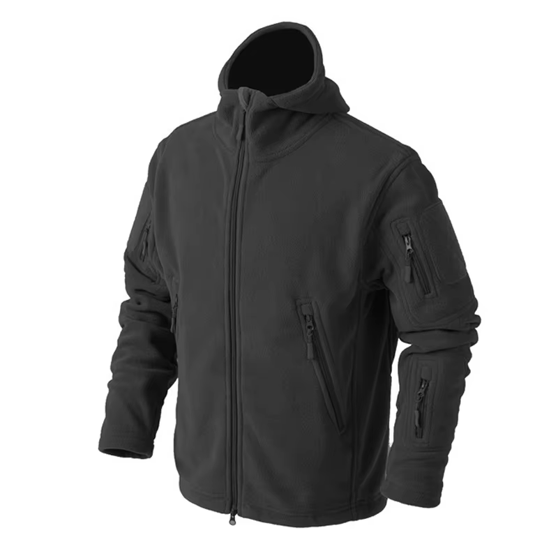 Chaqueta táctica softshell térmica de invierno para hombre con capucha - imagen 5