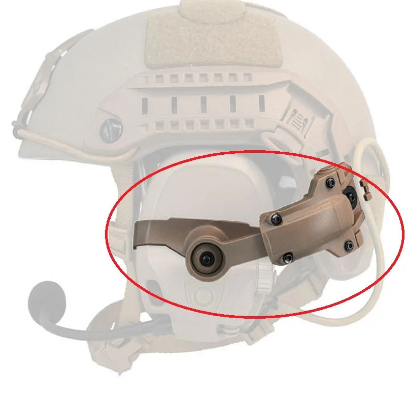 Conector de puente de conexión de riel de conexión de casco de oreja de reducción de ruido AMP - imagen 2