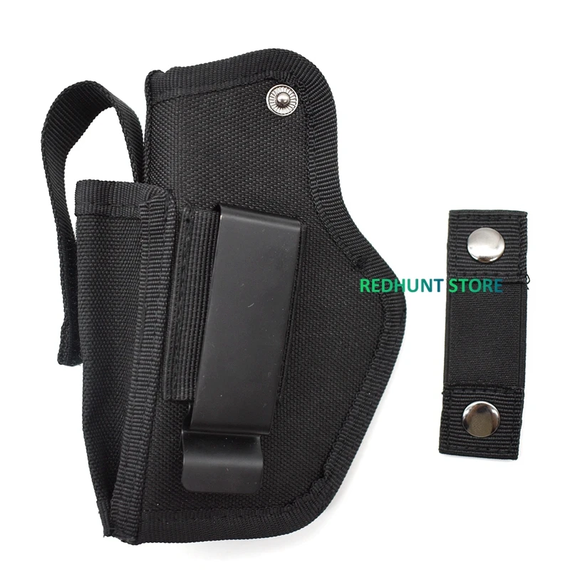 Pistolera táctica para mano derecha e izquierda, funda de transporte oculta, IWB, OWB, bolsa de revista, Clip de Metal intercambiable - imagen 3