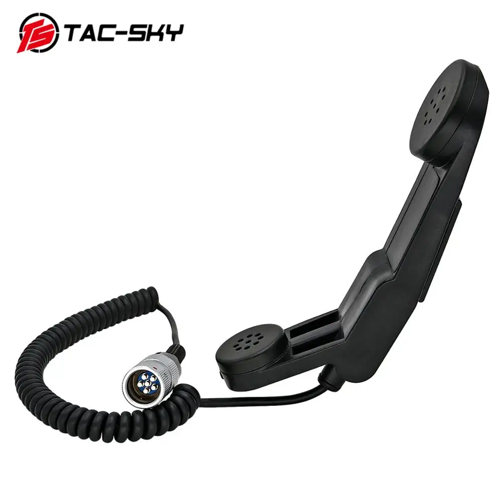 TAC-SKY H-250 PTT auriculares tácticos ajuste de interfono altavoz de mano de 6 pines micrófono PTT, para AN/PRC 148152152 Un Ptt H250 de 6 pines - imagen 3