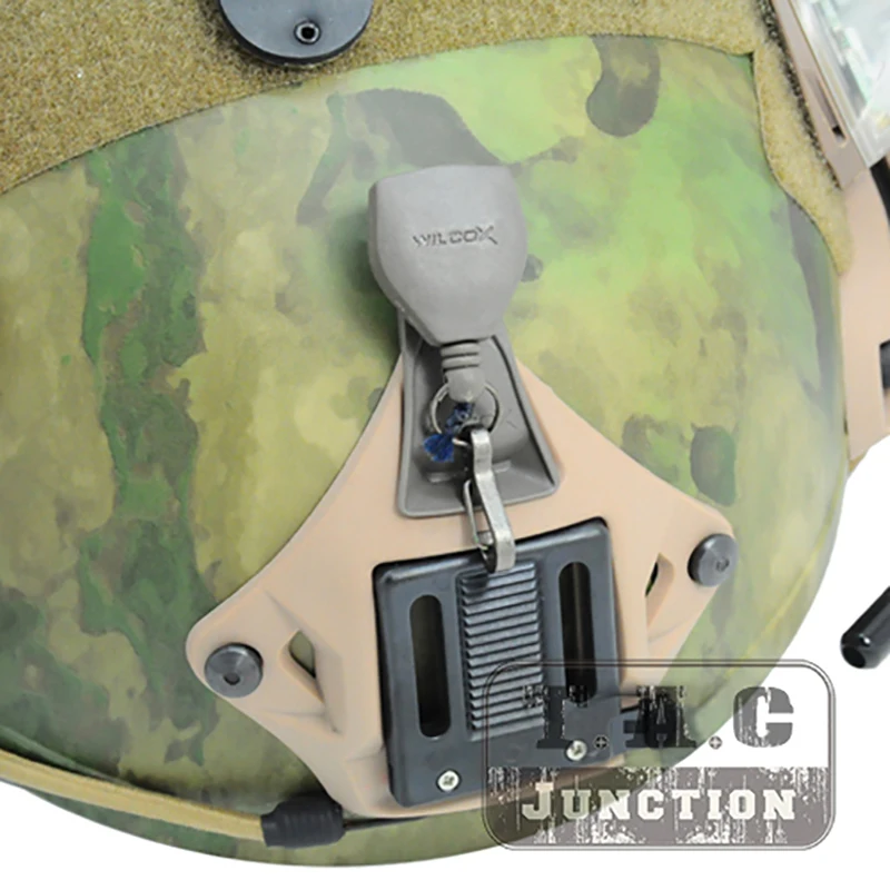 WILCOX-cordón retráctil NVG para casco Ops Core, cubierta de tres agujeros, perfil bajo - imagen 2