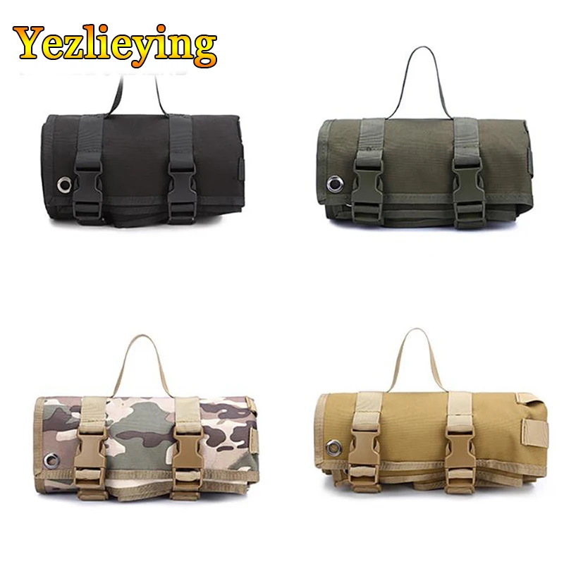 Accesorios de caza, estera de limpieza de Rifle, estera de tiro enrollable táctica, manta de Picnic impermeable antideslizante para Rifle, pistola y escopeta - imagen 2