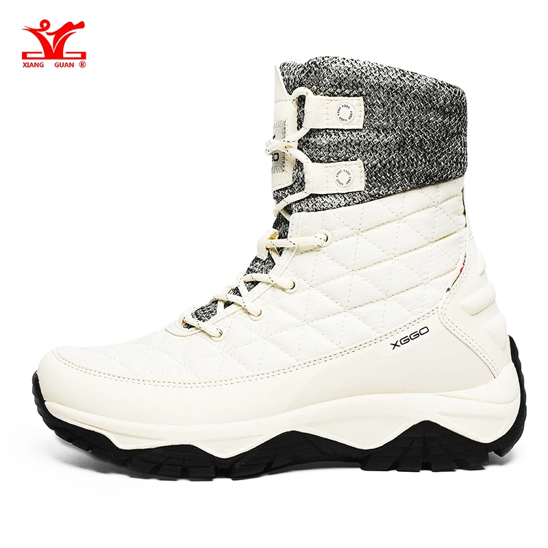 XIANG GUAN zapatos de senderismo para mujer, impermeables, para escalada en nieve, deportes al aire libre, caza, senderismo, botines, botas tácticas de montaña - imagen 4