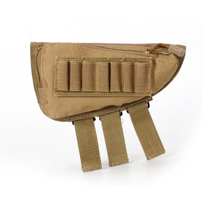 Bolsa táctica multifuncional para caza con cremallera, paquete de culata para Rifle, almohadilla para mejillas, carcasa de descanso, bolsa para munición Mag, bandolera para revistas de bolsillo - imagen 2