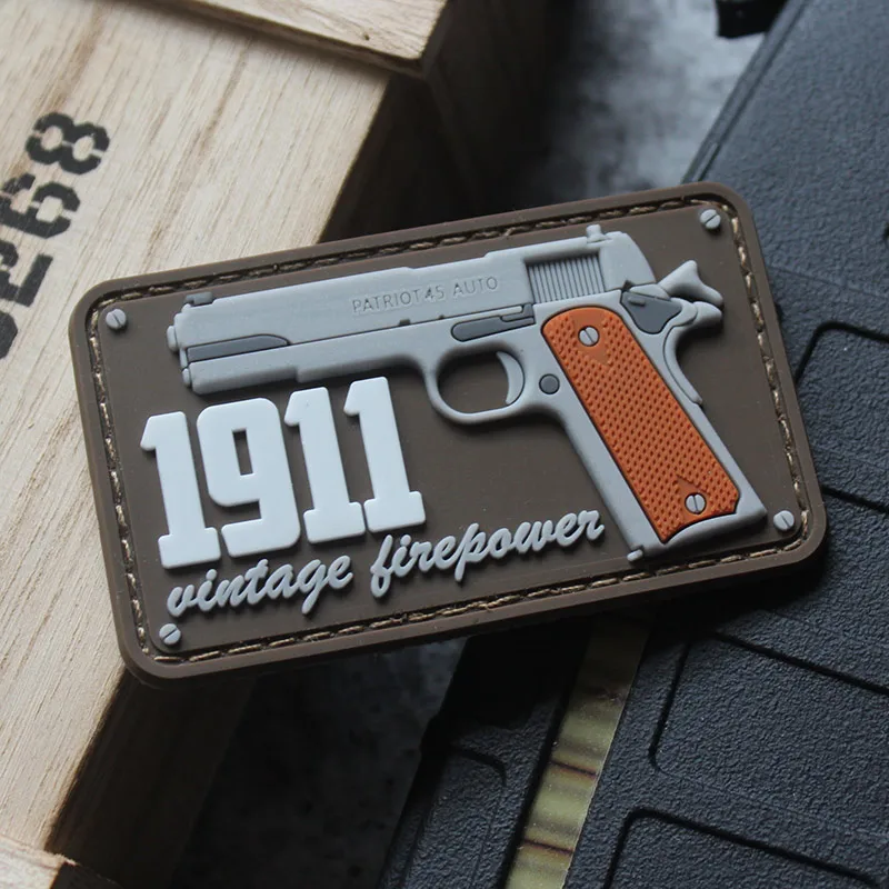 Brazo de sello mágico de pistola M1911, salida de BOM, pulpo, tiburón, gota estéreo de PVC, sello de plástico - imagen 5