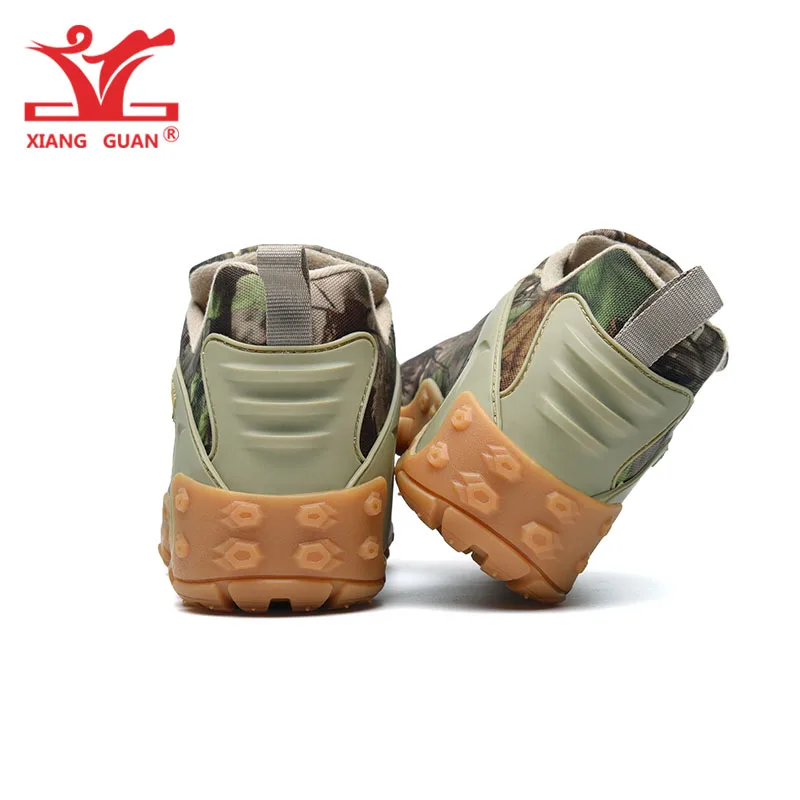 XIANG GUAN-zapatos para caminar para hombre y mujer, botas tácticas biónicas de camuflaje para escalada, montaña, deportes al aire libre, zapatillas de senderismo - imagen 5