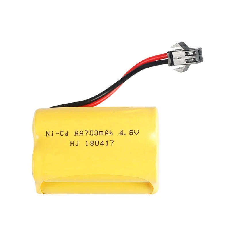 (Enchufe T) batería ni-cd de 4,8 v y cargador para juguetes Rc coches tanques robots barcos pistolas 4 * AA 700mah 4,8 v paquete de batería recargable - imagen 2