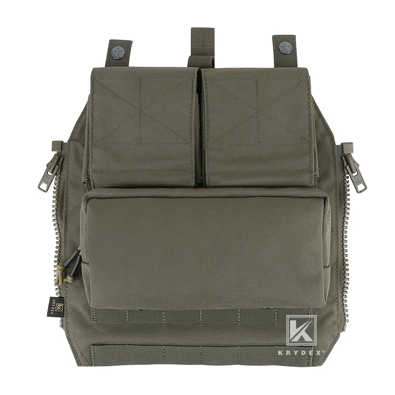 KRYDEX-paquete táctico con Panel de cremallera para chaleco, mochila para CPC, NCPC, AVS, JPC2.0, Airsoft, accesorios de equipo de combate, bolsa de Panel de transporte - imagen 5