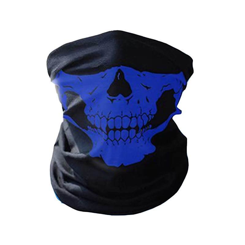 Pasamontañas de calavera para ciclismo al aire libre, máscara de media cara, bufanda mágica para motocicleta y Camping, protección solar, Bandana para el cuello, polainas para hombres y mujeres - imagen 2