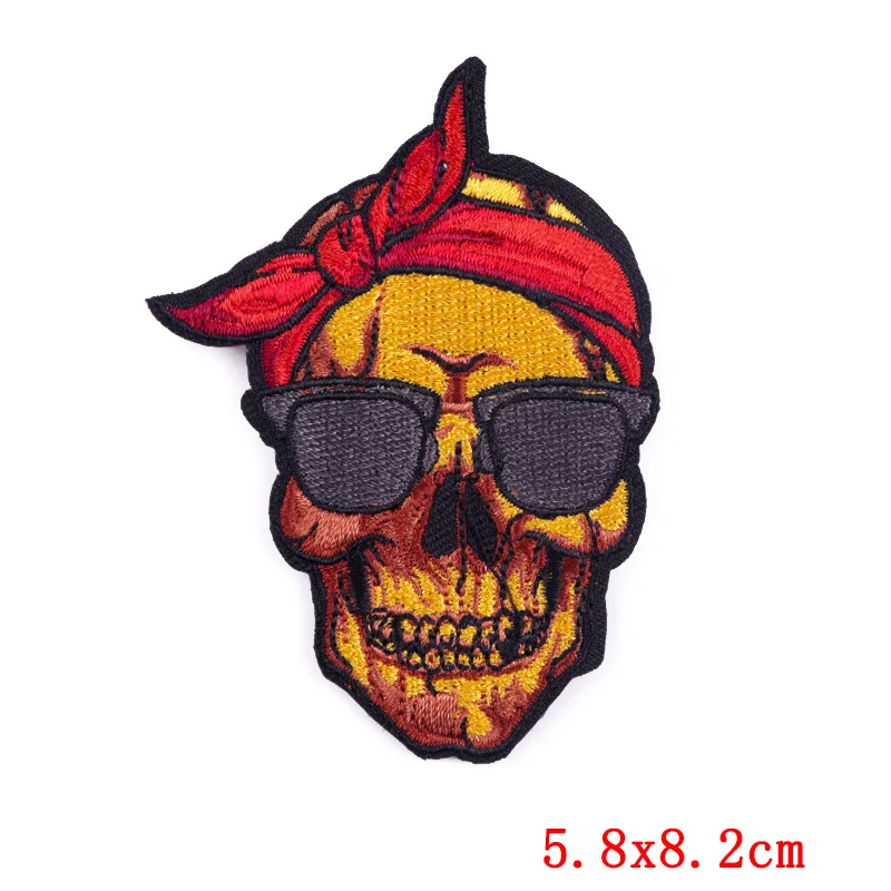 Prajna Parche Bordado Táctico Calavera MOLLE para Uniformes - imagen 2