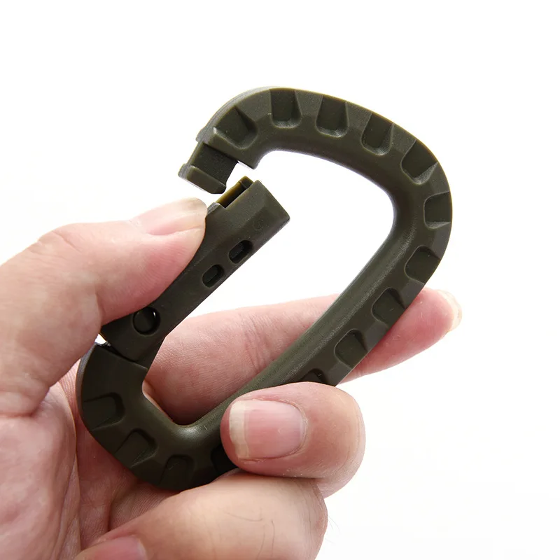 Mosquetón táctico ITW Molle, hebilla de gancho, mochila, sistema Molle, hebilla D, militar, Camping, escalada, accesorios al aire libre - imagen 3