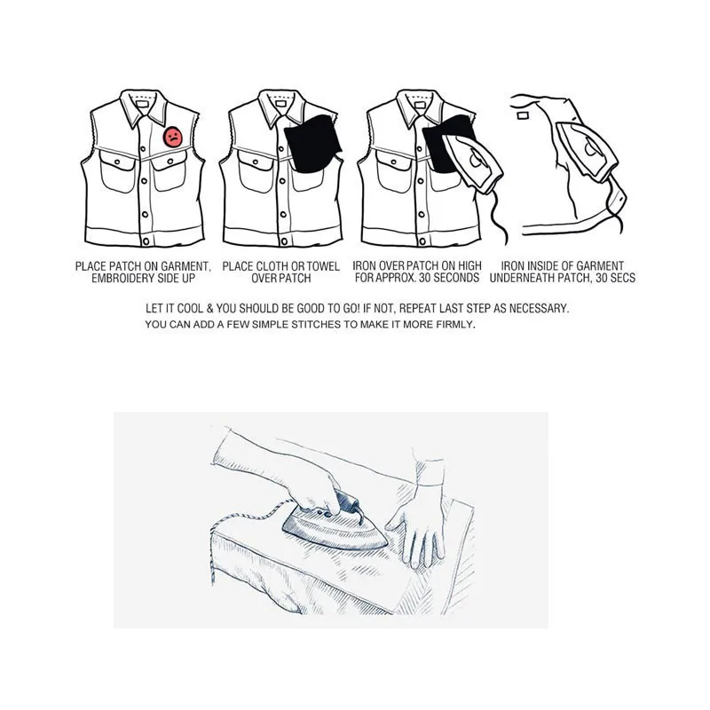 Parche de mano de Fátima para planchar en la ropa, DIY, Parche de mano de Fátima, parches bordados en la ropa, decoración de rayas - imagen 3