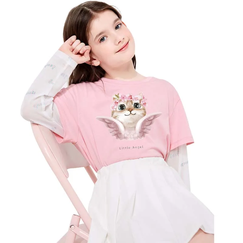 Apliques térmicos lavables para ropa, adhesivos térmicos con estampado de dibujos animados, unicornio, gato, Animal - imagen 3