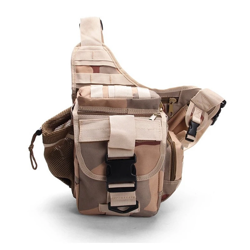 Bolsa de Trekking táctica militar para hombre, bandolera táctica de camuflaje - imagen 4