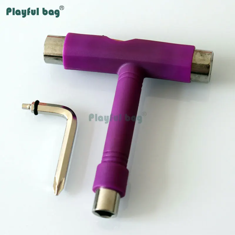 Llave tipo T para monopatín, herramienta de instalación especial multifuncional, herramienta de depuración, llave de reparación de monopatín AMB13 - imagen 4