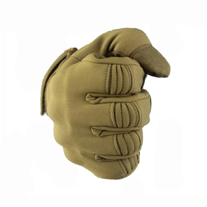 Guantes tácticos al aire libre senderismo escalada deporte impermeable dedo completo guantes militares para hombres mantener caliente guantes antideslizantes tiro - imagen 4