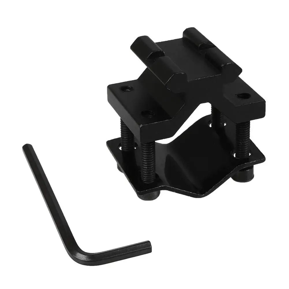 Adaptador de montaje de barril Universal para Rifle de caza táctica, riel ajustable de 20mm, Picatinny Weaver