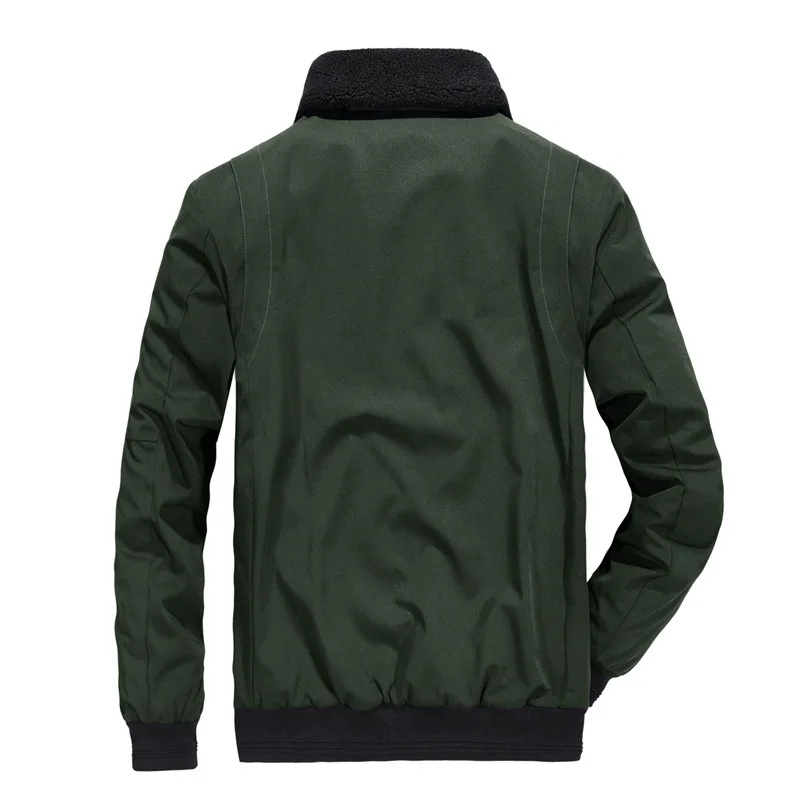 Chaqueta de autodefensa anticorte resistente a puñaladas para hombre, tácticas militares, protección de policía Fbi, Cuello de piel, ropa de seguridad de moda - imagen 3