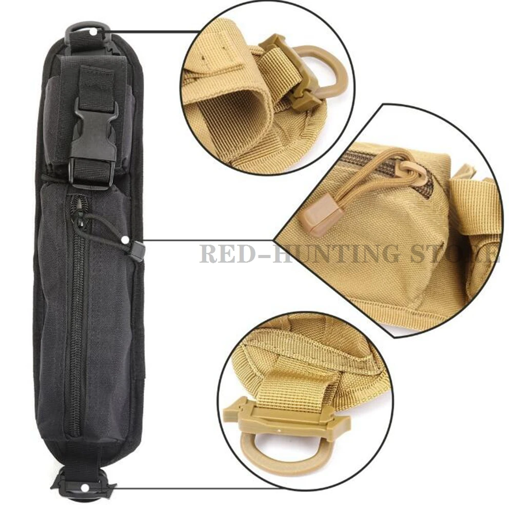 Mochila táctica Molle con correa para el hombro, bolsa de accesorios para exteriores, EDC, Airsoft, caza, linterna, bolsa para teléfono - imagen 5