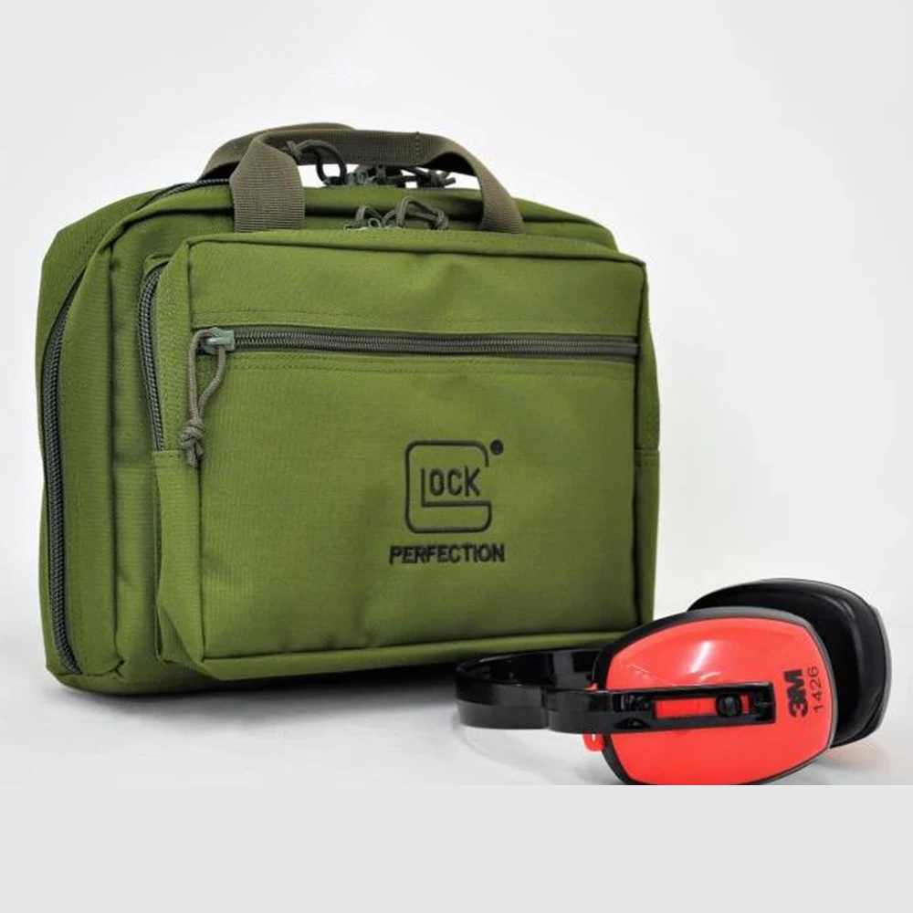 Bolsa de almacenamiento portátil para pistola táctica, estuche de herramientas para pistola de rango 22 LR, funda para Glock 1911, Cz-75, Taurus G2c, Paintball - imagen 4