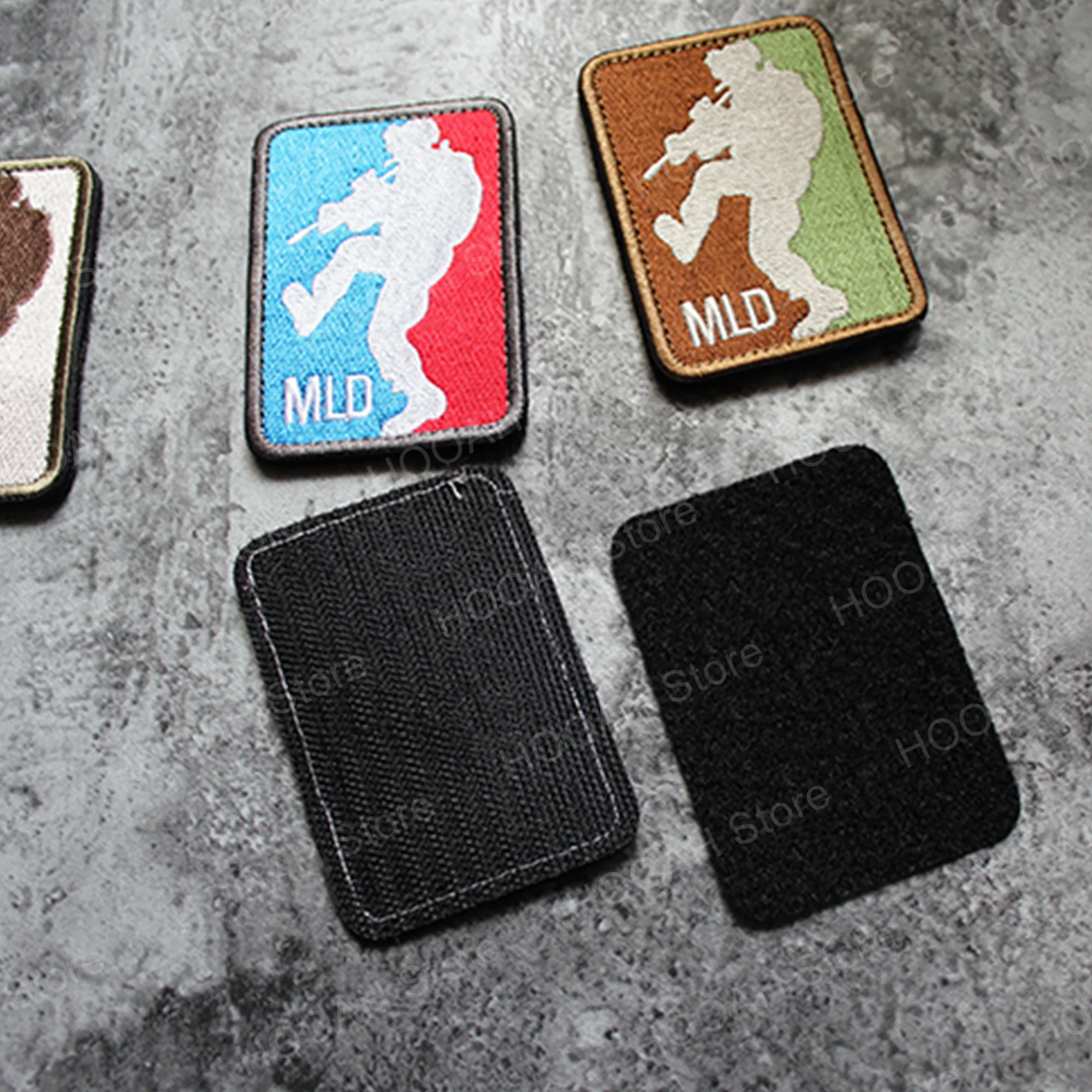 Parche táctico militar ACU DARK MLD, parche del ejército para KICKER de puerta de cuero principal - imagen 5