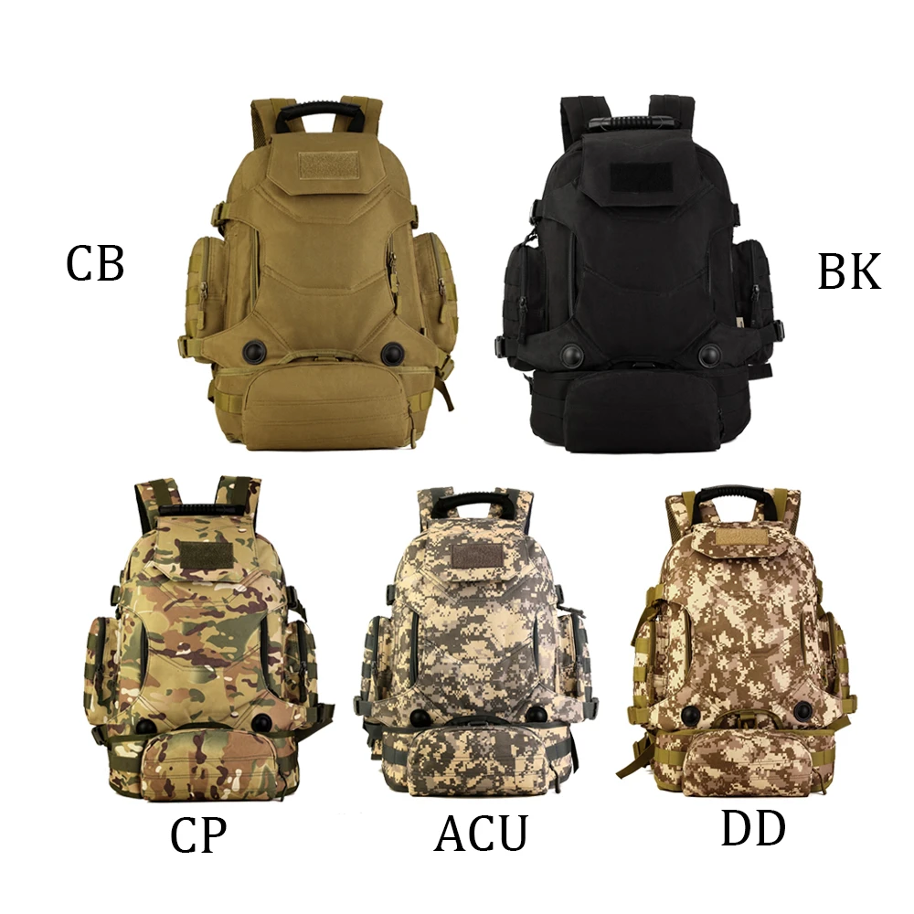 SINAIRSOFT-mochila táctica militar para hombre, bolso de gran capacidad, impermeable, para viaje al aire libre, Camping, 40L - imagen 4