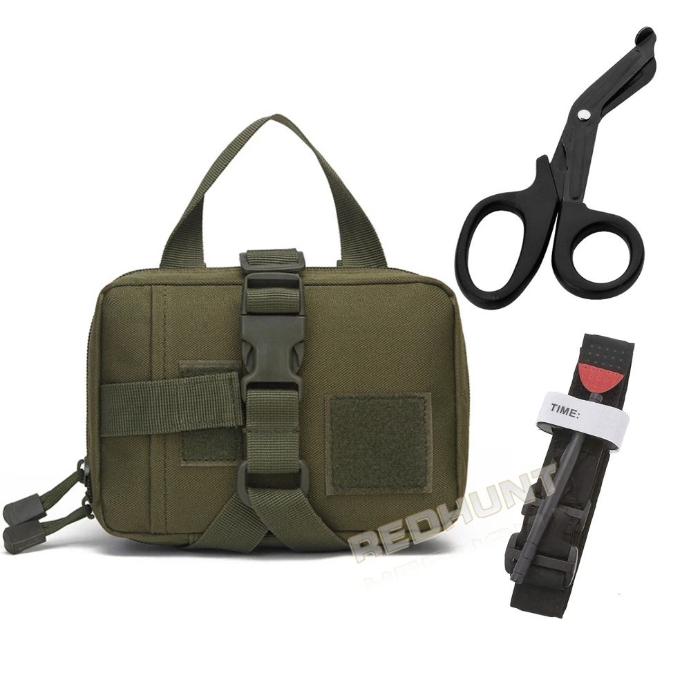 Bolsa médica táctica MOLLE Rip-Away EMT, primeros auxilios, IFAK Blowout, torniquete de una mano - imagen 4