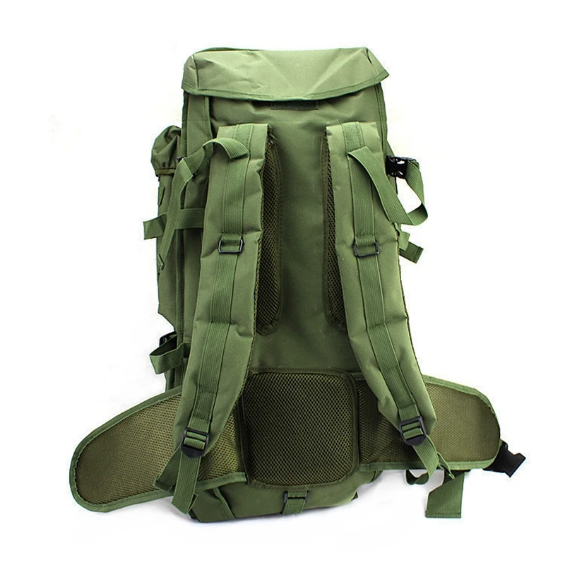 Mochila táctica militar Molle para Rifle, bolsa de nailon impermeable para caza al aire libre, escalada, viaje, Camping, senderismo, asalto, 60L - imagen 4