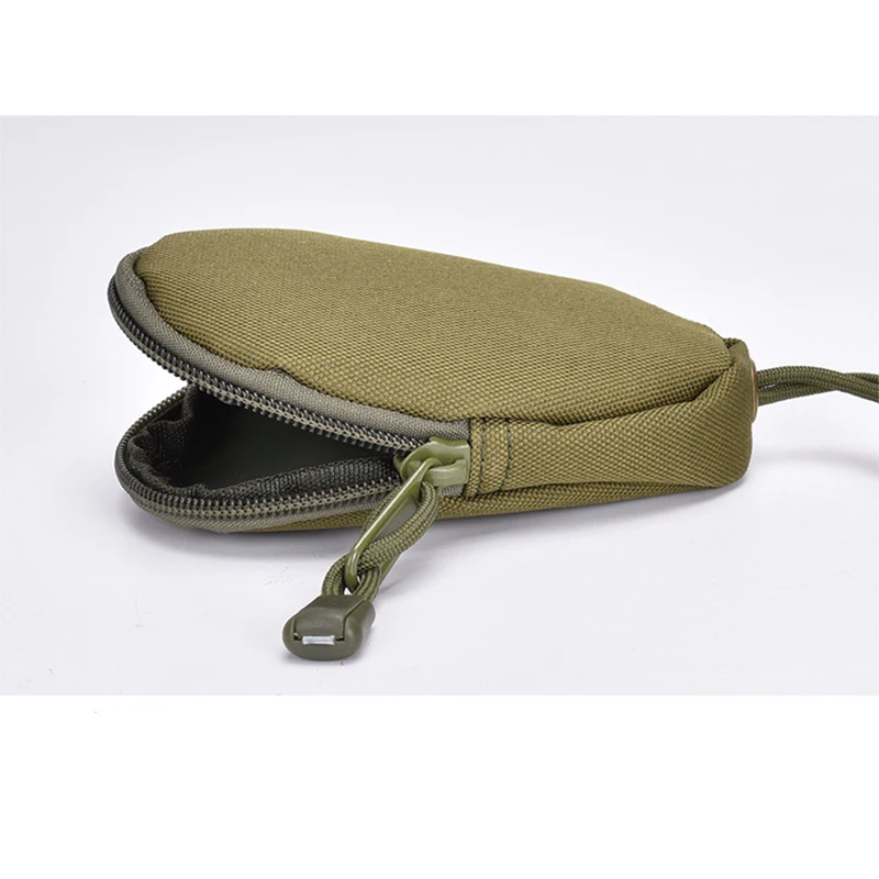 Mini cartera táctica EDC para llaves, monedero, bolsa militar, llavero pequeño del ejército, bolsa de herramientas con cremallera para exteriores - imagen 4