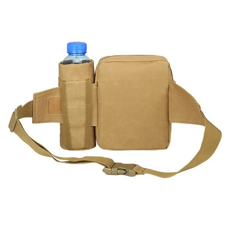 Riñonera táctica militar, bolsa de nailon, impermeable, para senderismo, acampada al aire libre, cinturón de un solo hombro - imagen 4