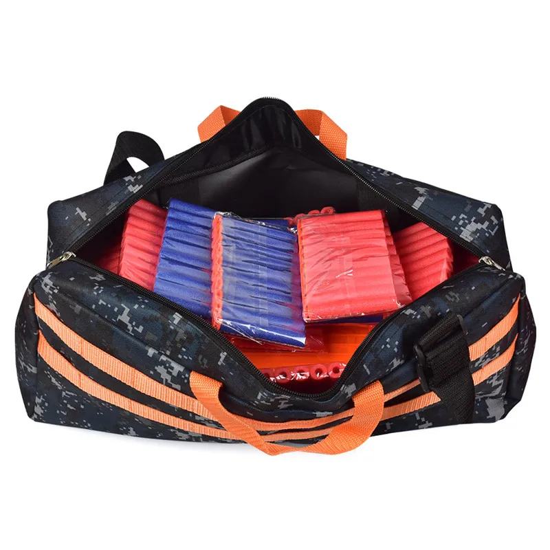 Kit de piezas tácticas de bala suave para pistola de juguete Nerf, incluye 100 balas de repuesto, Clips de recarga de bala y bolsa de almacenamiento de pulsera, para niños - imagen 4