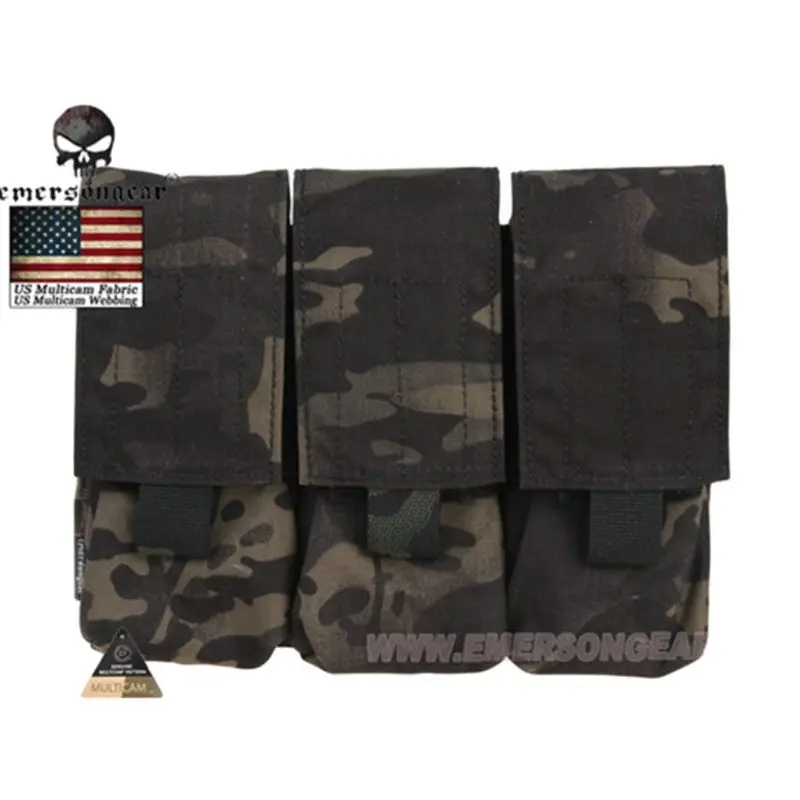 Emersongear táctico LBT estilo M4 556 Triple bolsa para revistas MOLLE combate Mag bolsa titular Airsoft caza equipo Nylon - imagen 2