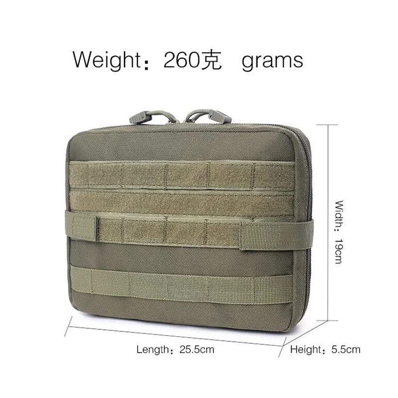 Bolsa táctica multifuncional de águila calva para exteriores, bolsa médica salvavidas, accesorio MOLLE táctico para entusiastas militares, - imagen 5