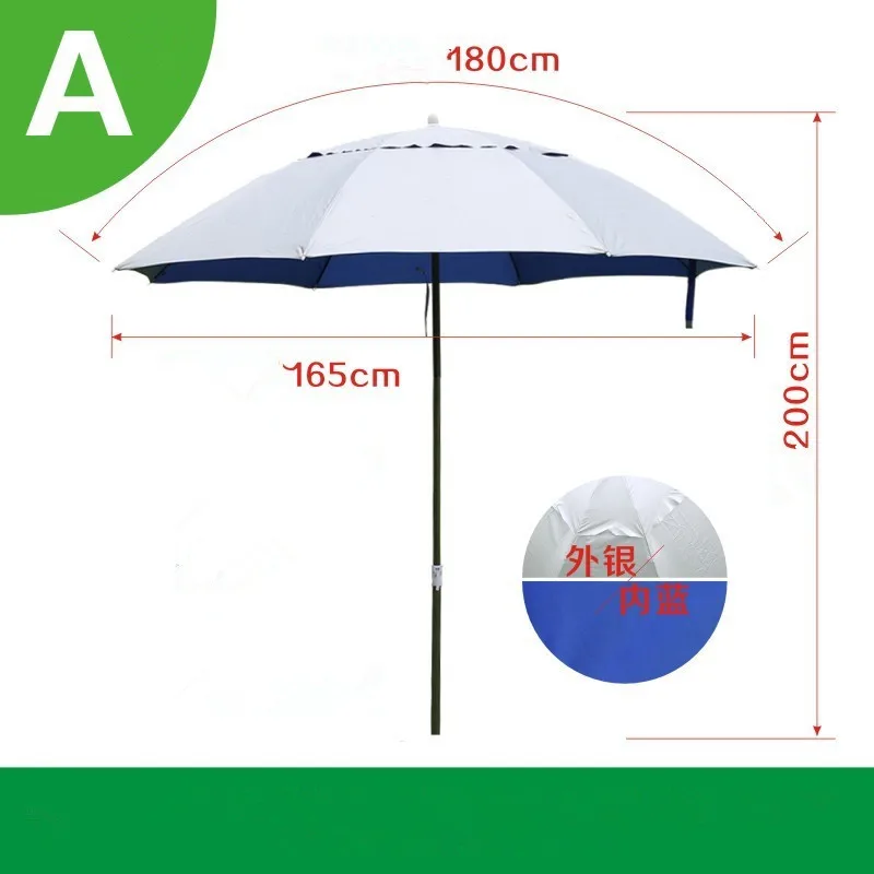 Toldo plegable impermeable para pesca al aire libre, sombrilla Universal Anti UV para descanso en la playa, Camping, 1,8 m