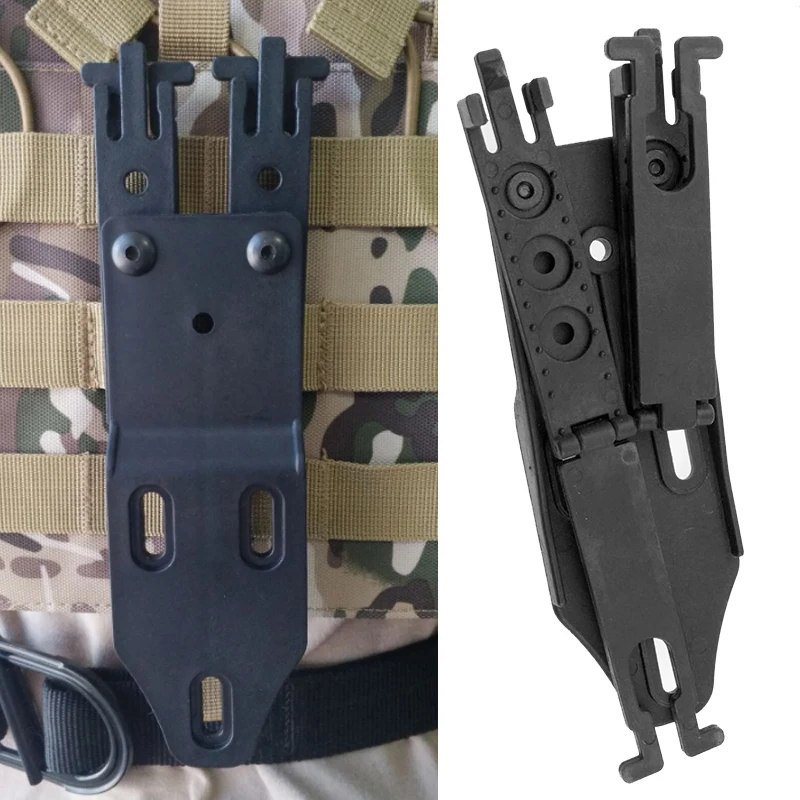 Adaptador de plataforma Molle para pistola GL17 19 Beretta M9 USP, placa de chaleco de combate, soporte de Clip de cintura, plataforma de funda táctica - imagen 2