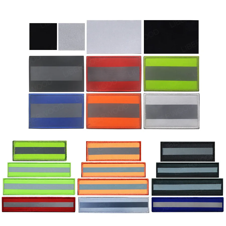 Parche táctico ruso reflectante, chevrons HI VIS Strip, insignia, gancho, aplique - imagen 2