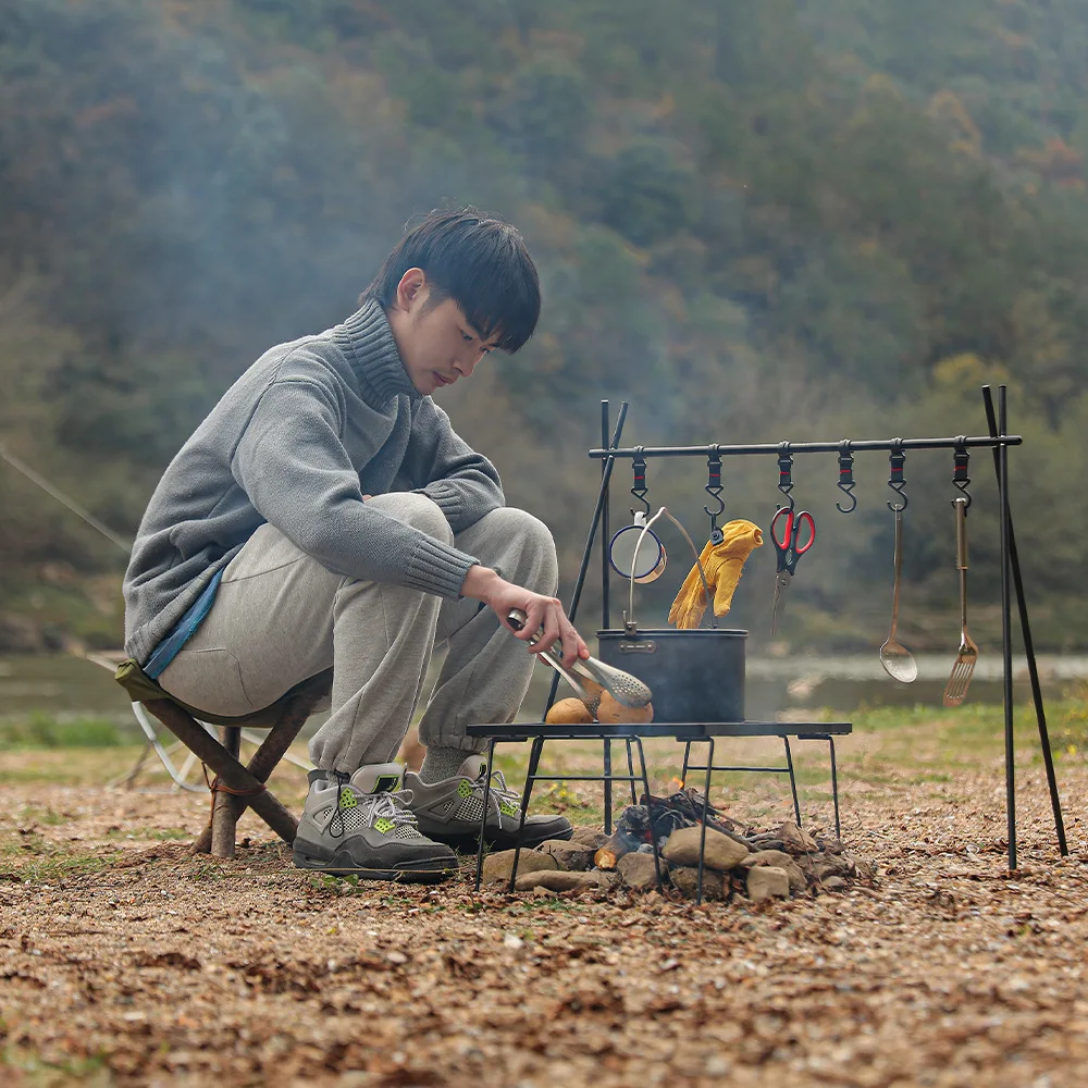 Taburete Triangular impermeable portátil, trípode plegable de tela, actividades al aire libre, senderismo, silla de Camping, accesorios de Picnic - imagen 5