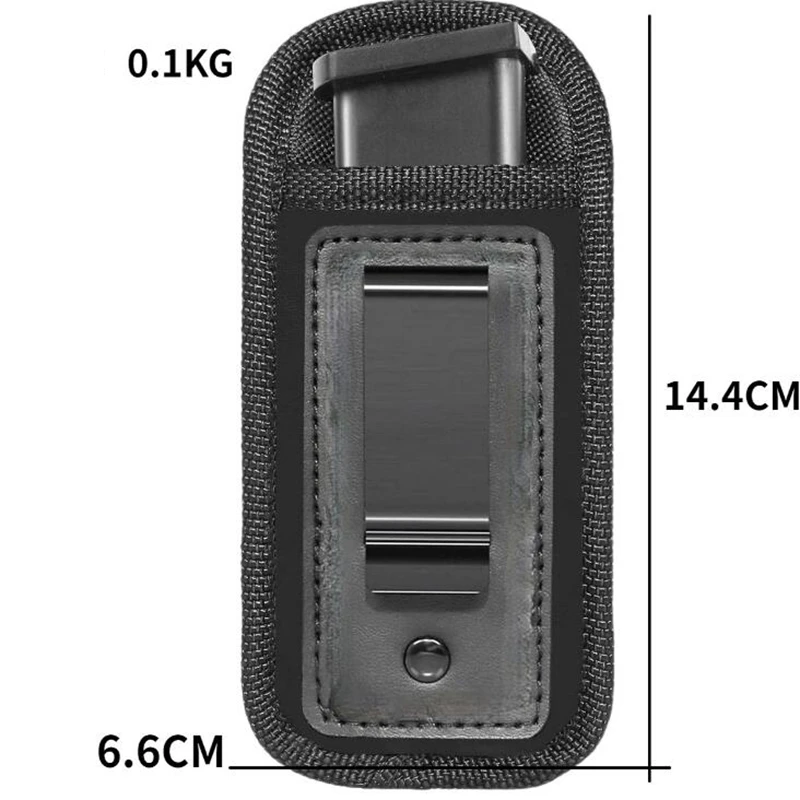 Bolsa táctica para revistas dentro de la cintura, bolsa oculta para transporte oculto, funda Mag de doble pila para G2C Makarov G17 - imagen 3