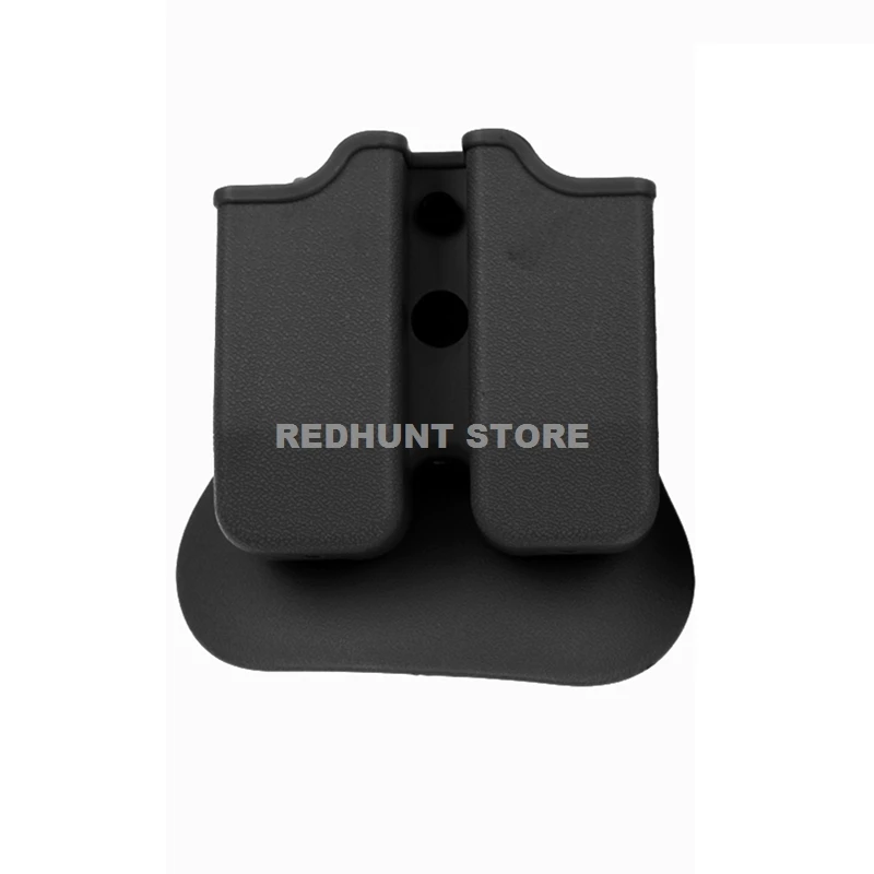 Hutning-Soporte táctico doble para revistas Colt 1911 IMI, bolsa Mag de doble paleta para Paintball - imagen 4