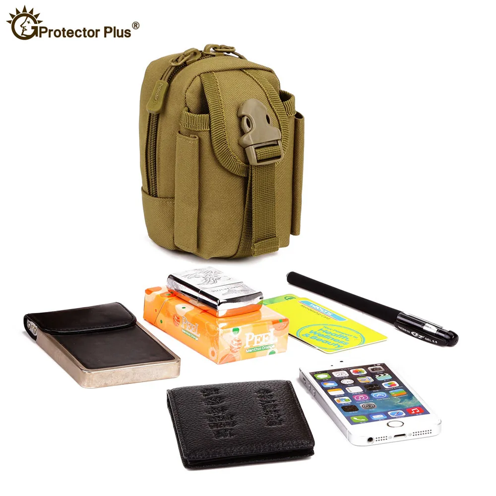 Bolsa Molle pequeña de nailon 600D, paquete para teléfono móvil, paquetes tácticos de escalada adjuntos, bolsas de viaje y senderismo - imagen 5