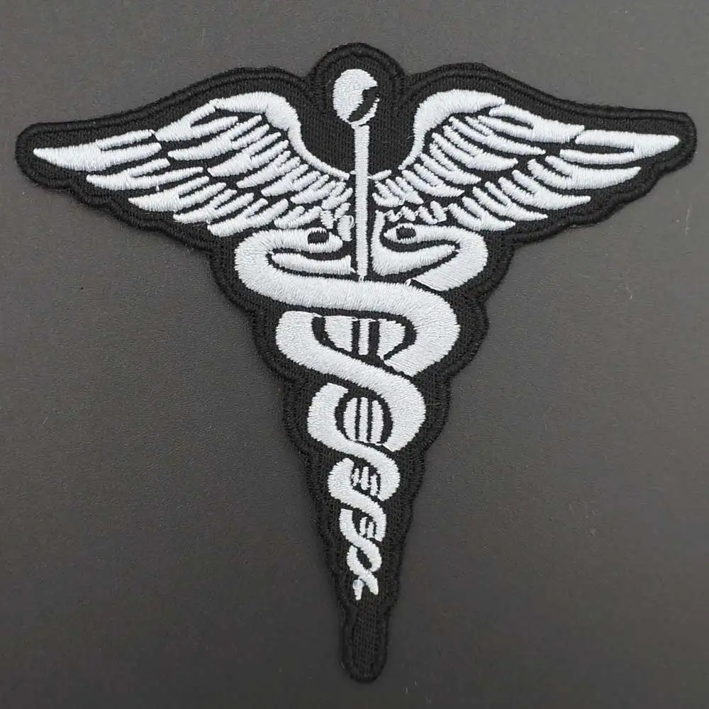 Cetro Snake táctico Samural militar bordado parche ejército táctico Boost moral insignia para bolso chaqueta brazo sombrero