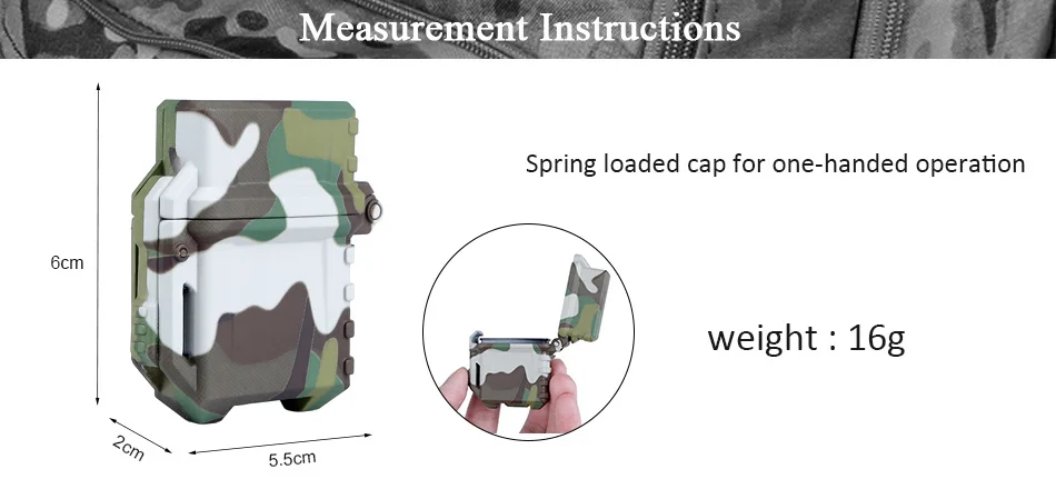 Estuche versátil - Sistema de características