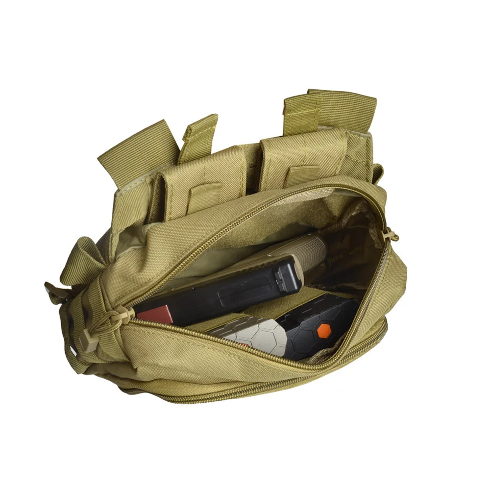 Bolsa táctica de 2 Banger para pistola de Paintball, bolsa de mensajero Modular, de preparación rápida, 5,56 - imagen 4